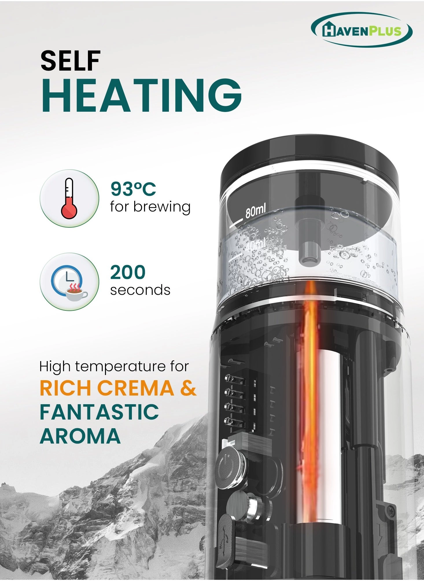 Portable Espresso Machine Rechargeable 15-Bar 7500mAh 152992