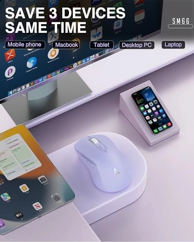 SM66 Silent Dual-Mode Mouse - Wireless