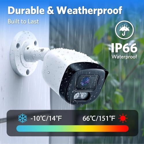 NVR Security Camera System 4K