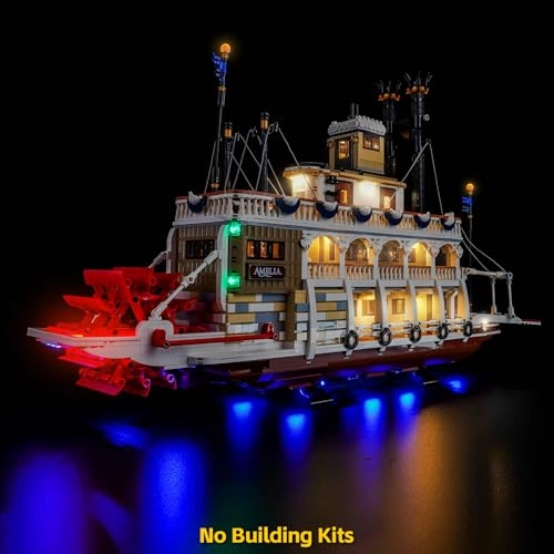 LED Light Set for LEGO River Steamboat 21356 - Copper Line