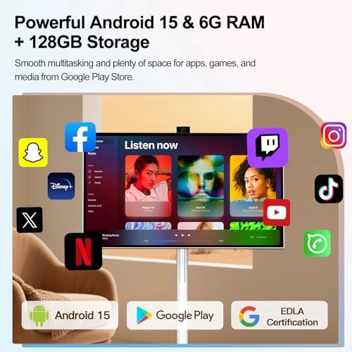 Portable Smart TV - 1080P 27 inch