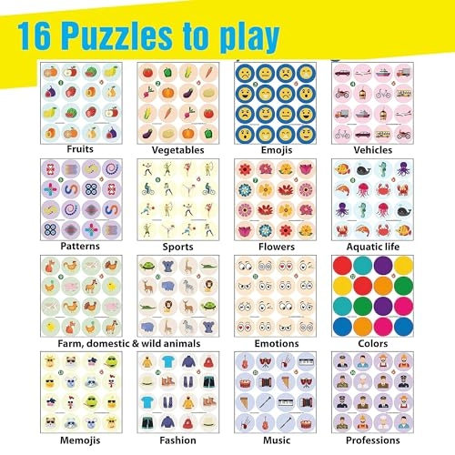 Memory Skills Matching Game - 3 years and up