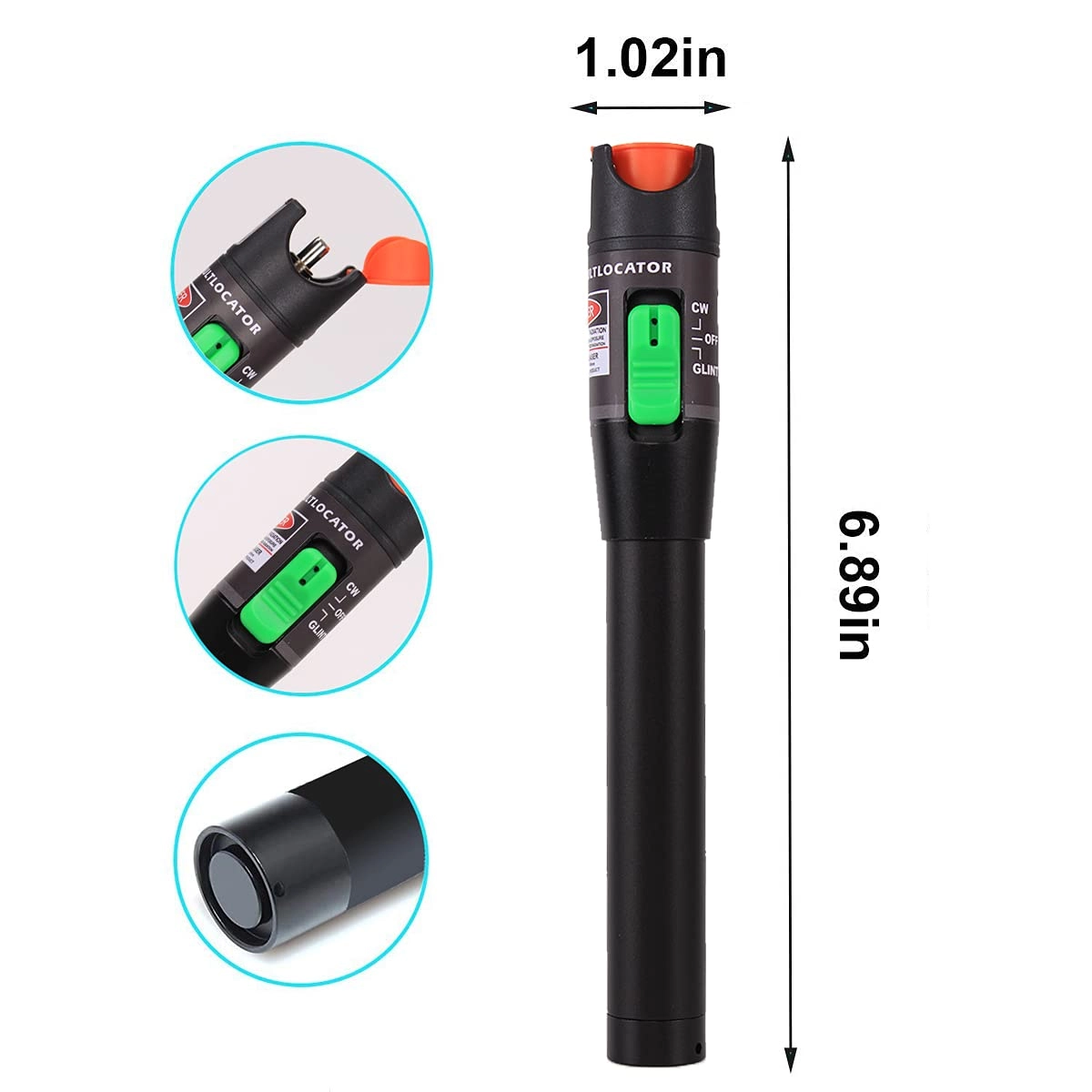 Visual Fault Locator - 30mW 30KM + FC/LC Connector Kit - FC Male to LC Female Adapter