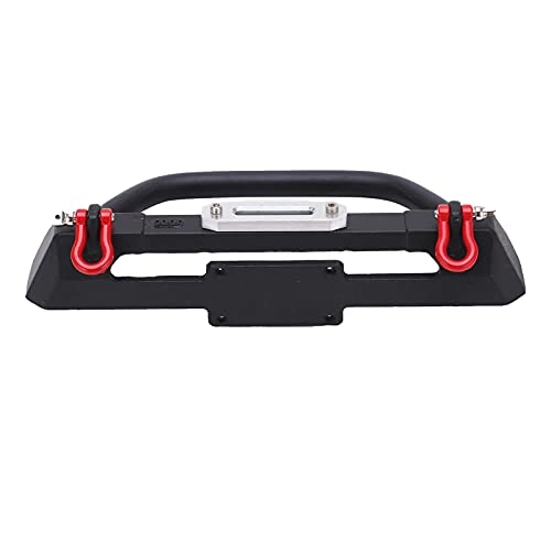 Metal Front Bumper - SCX10 90046 90047/TRX4 1/10 Black