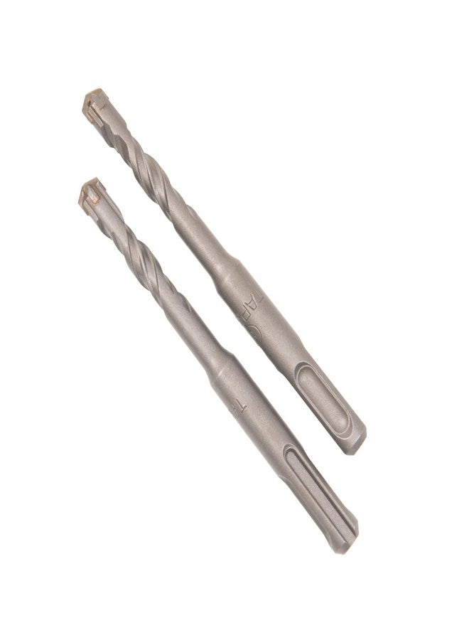 Cross Point Tip SDS Plus Hammer Drill Bit - Pack of 2 8mm