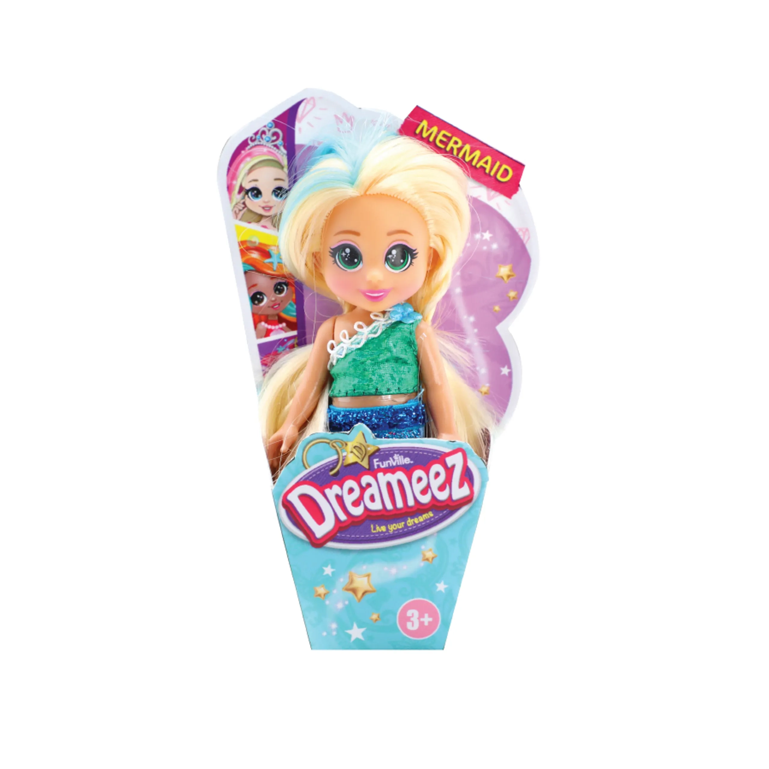Dreameez Mini Mermaid Fashion Doll - Style May Vary Ages 3+