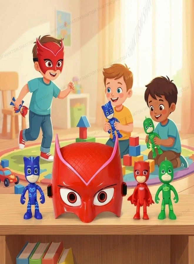 Super-Hero Cartoon Suit Toy Set - 3 pcs