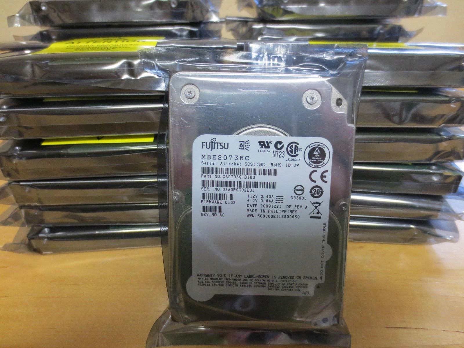 Fujitsu 2.5" 15000rpm SAS (MBE2073RC) - 73.5GB