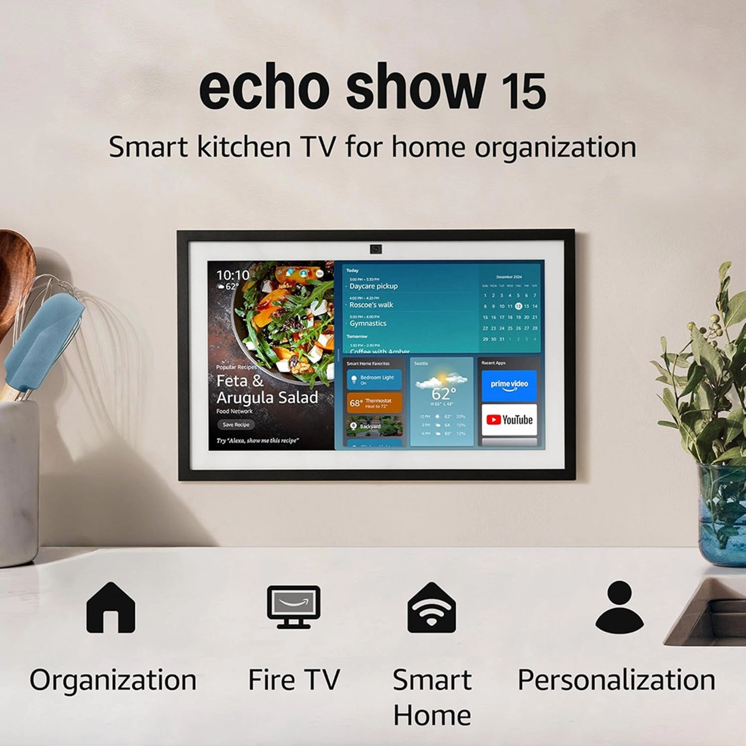 Echo Show 15 - Full-HD 15.6-inch