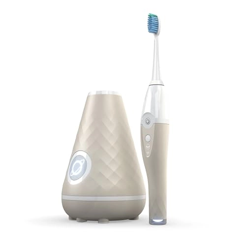 UV Sanitizing Sonic Toothbrush - Dual Speed Sandstone