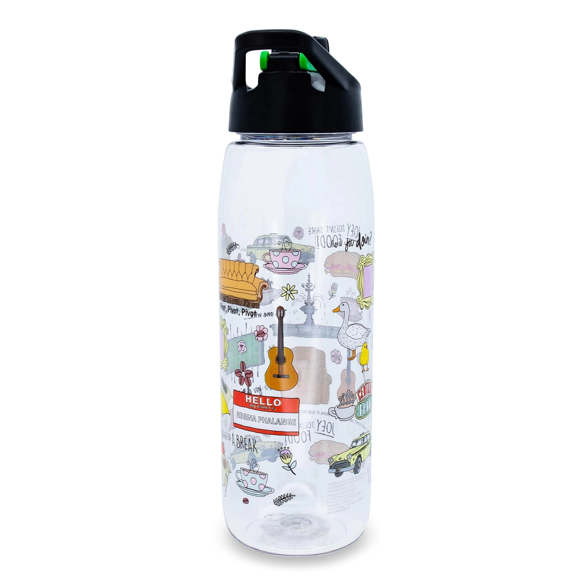 Friends Water Bottle Screw Top Lid Tritan