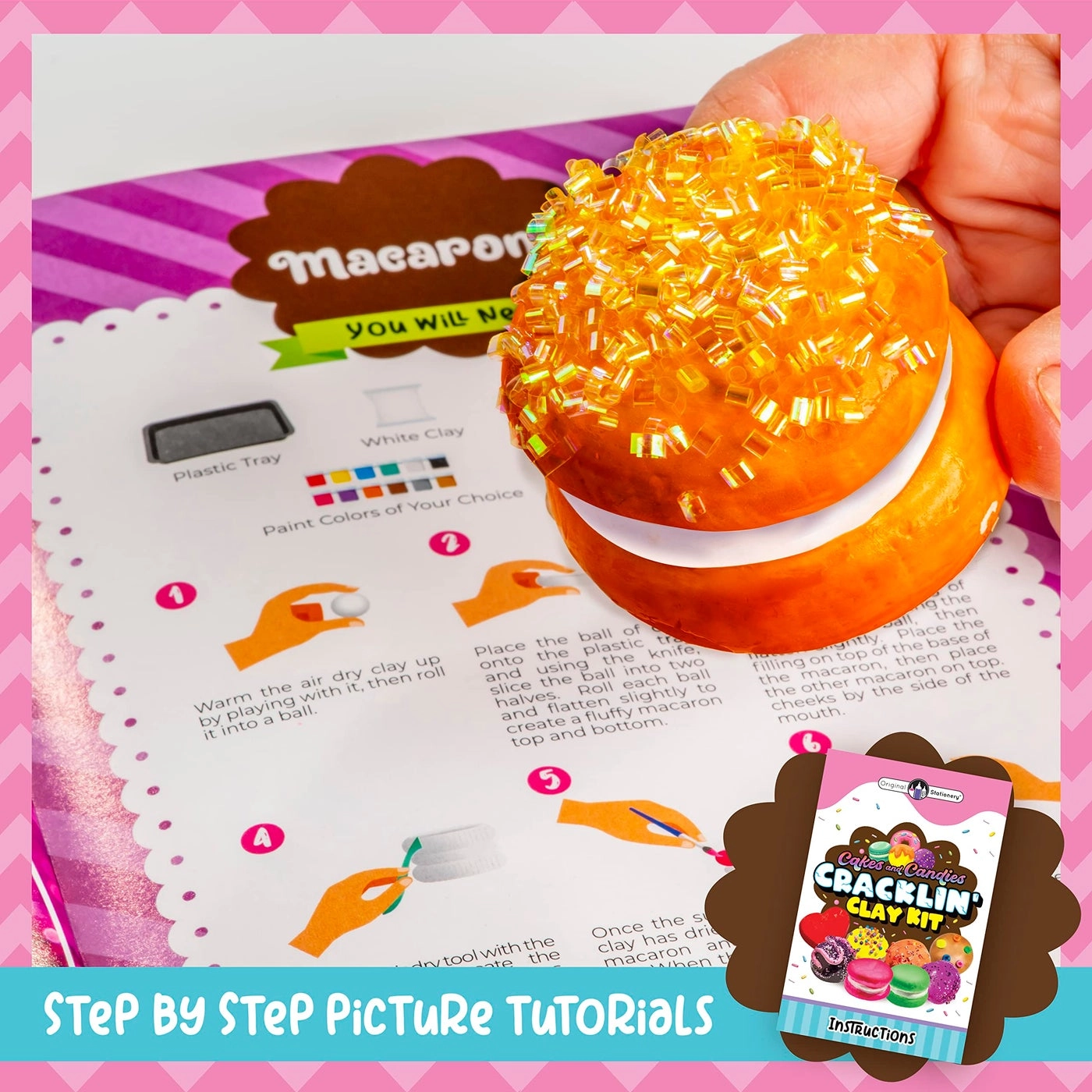 Cracklin' Clay Kit - Modeling Air Dry Clay ASMR Toys Set