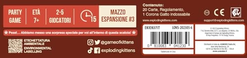 Exploding Kittens: Barking Kittens - Card Game Expansion (Italian)