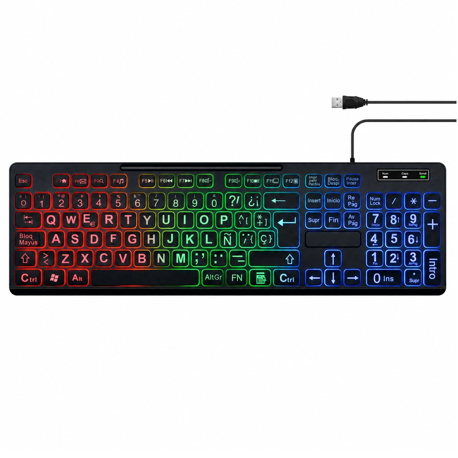 MCSaite Spanish Keyboard - ES Wired