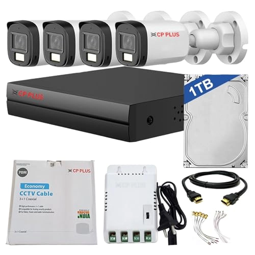 4 Channel 2 MP Universal HD DVR + Hard Drive - 2 TB + Dome Camera - 2.0 MP + Bullet Camera - 2.0 MP