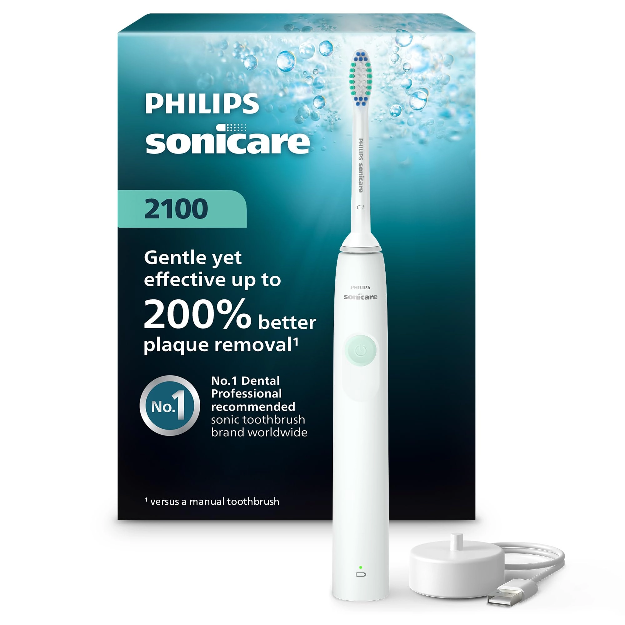 Philips Sonicare 2100 Series - Light Blue 14-day battery