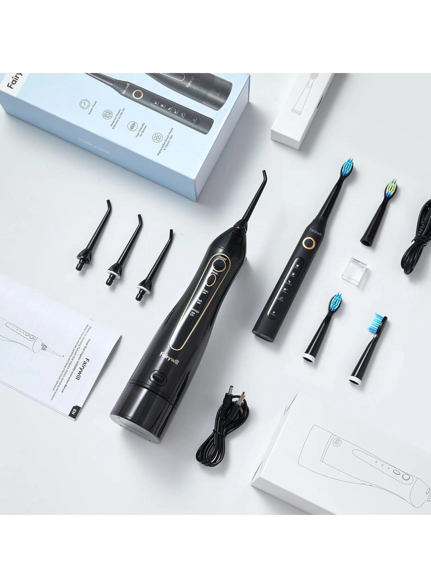 507 - Electric Toothbrush + 5020E - 300ML Oral Irrigator