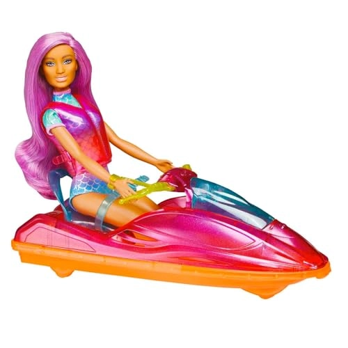 Barbie Dreamtopia Doll - Jet Ski Set Pets Water Accessories Ages 3+