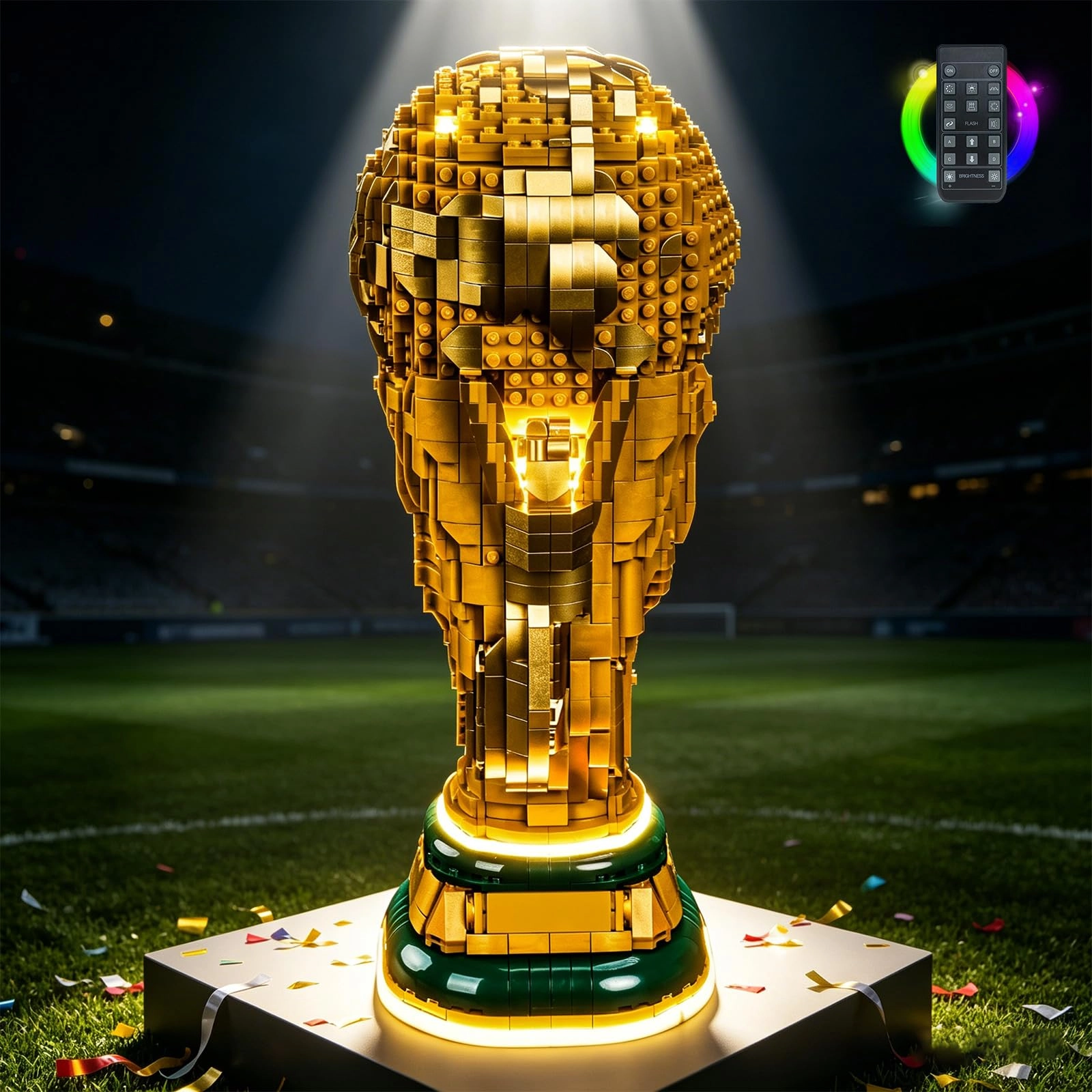 BrickBling LED Light Compatible with Lego FIFA World Cup Official Trophy (43020)