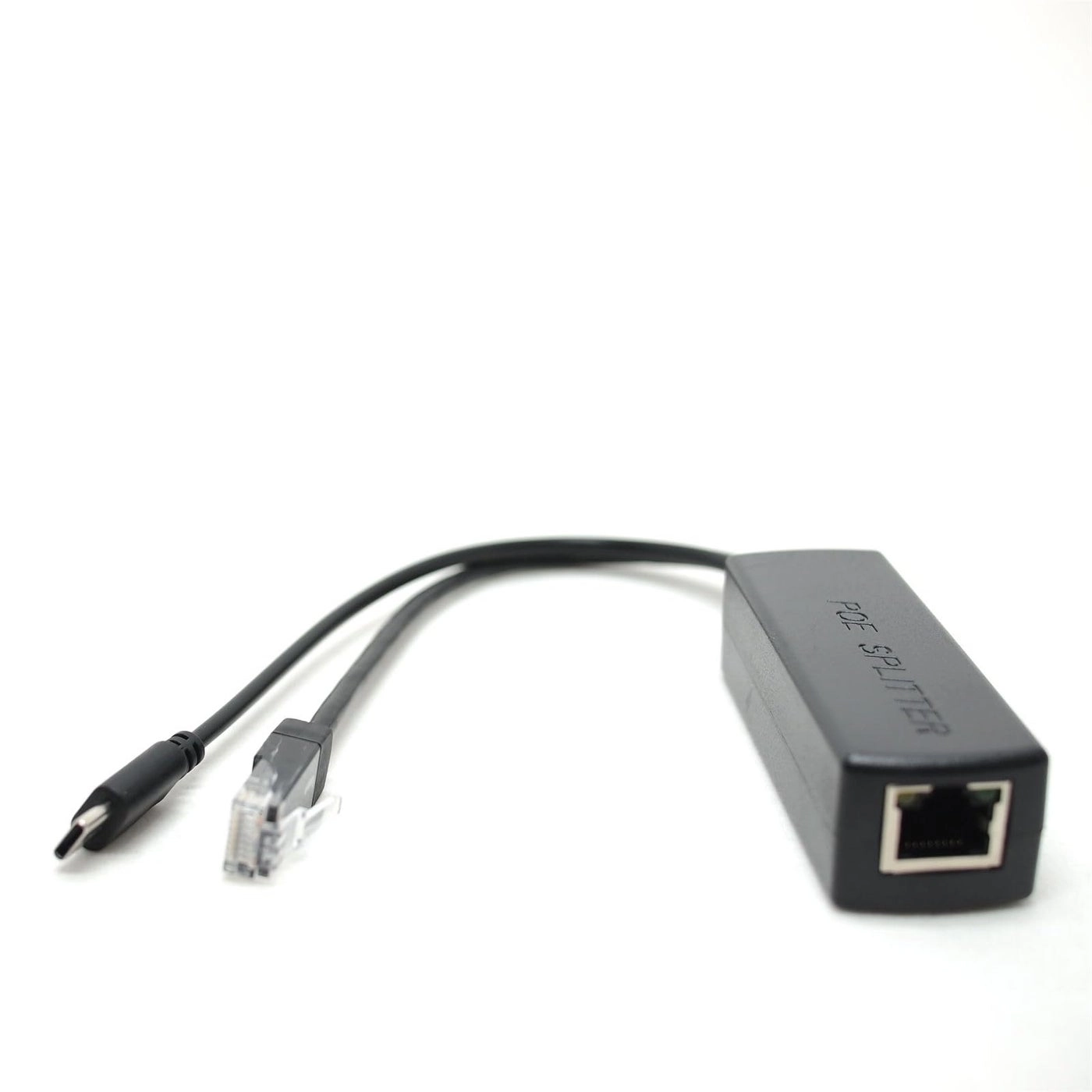 USB Type C Active PoE Splitter - 48V to 5V IEEE802.3af Gigabit