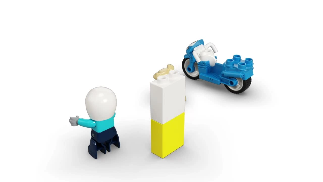 DUPLO Town Rescue Police Motorcycle (10967)
