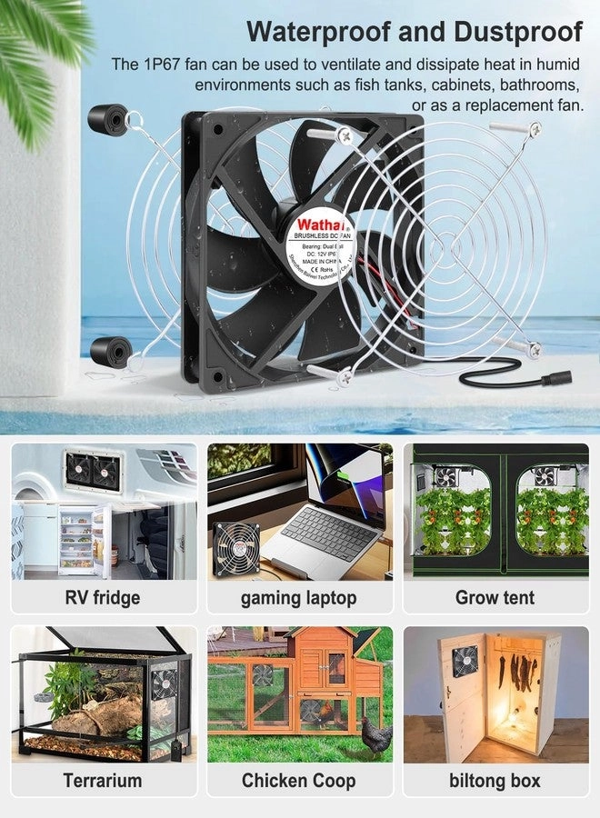 Small Box Fan - 120mm