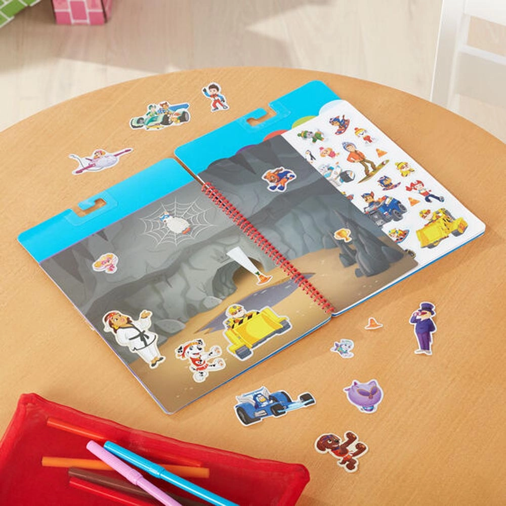 PAW Patrol Restickable Stickers Flip-Flap Pad - 5 pages 130 piece(s)