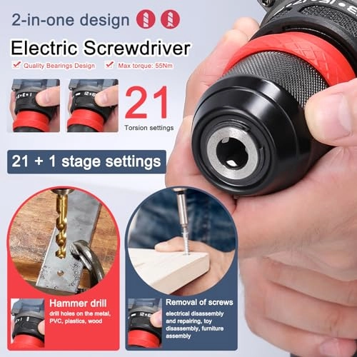 Electric Screwdriver - 1300 Milliamp Hours