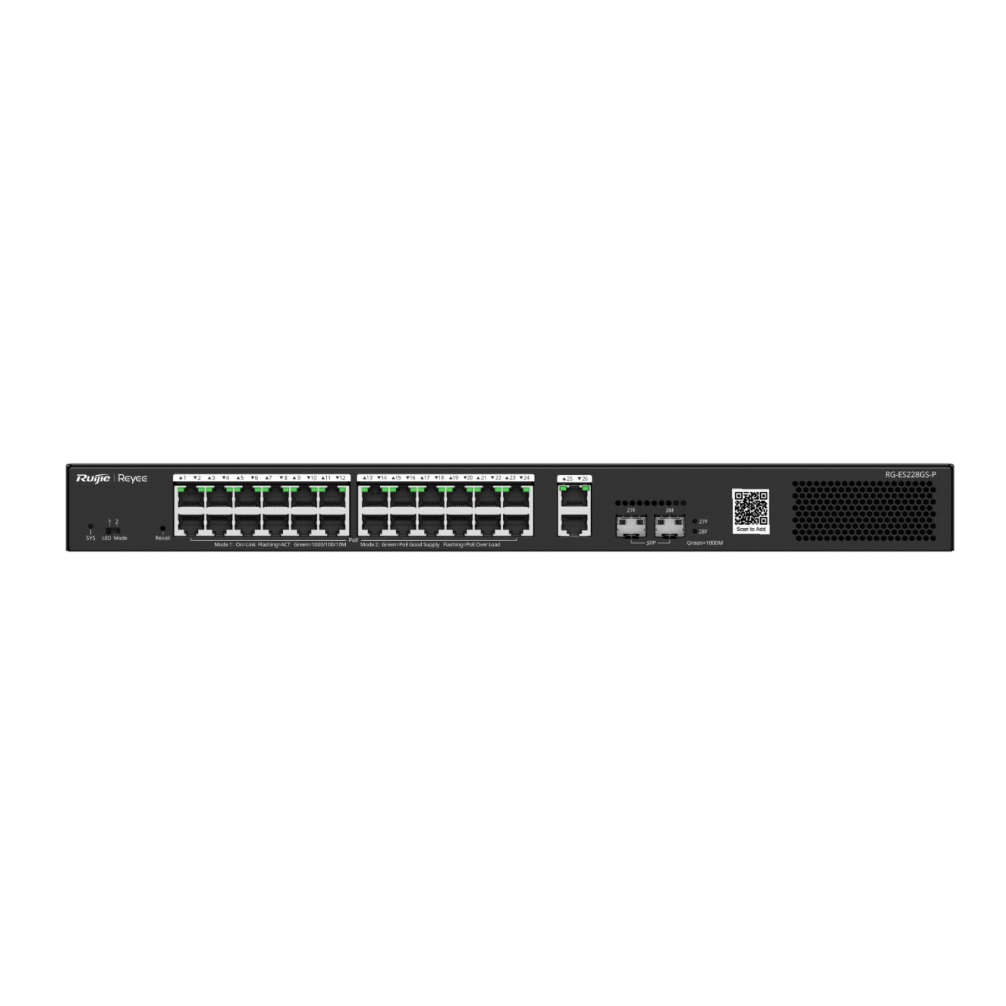 Ruijie Networks RG-ES228GS-P 28-ports