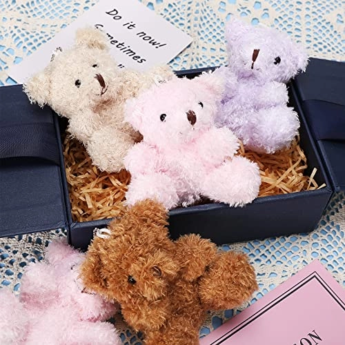 Bear 10 cm Plush - 24 Count Keychain