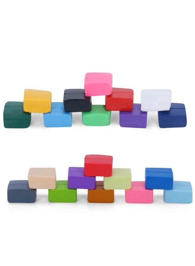 Polymer Clay Oven Bake Set - 20 Colors Non Air Dry Combo