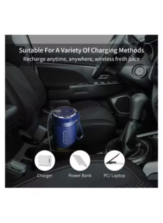 Portable Blender - Cordless USB Rechargeable Waterproof