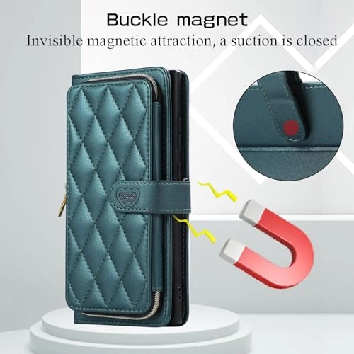 Case for Xiaomi Redmi Note 12 Pro 5G - Faux Leather Zipper Purse Wallet Phone Cover