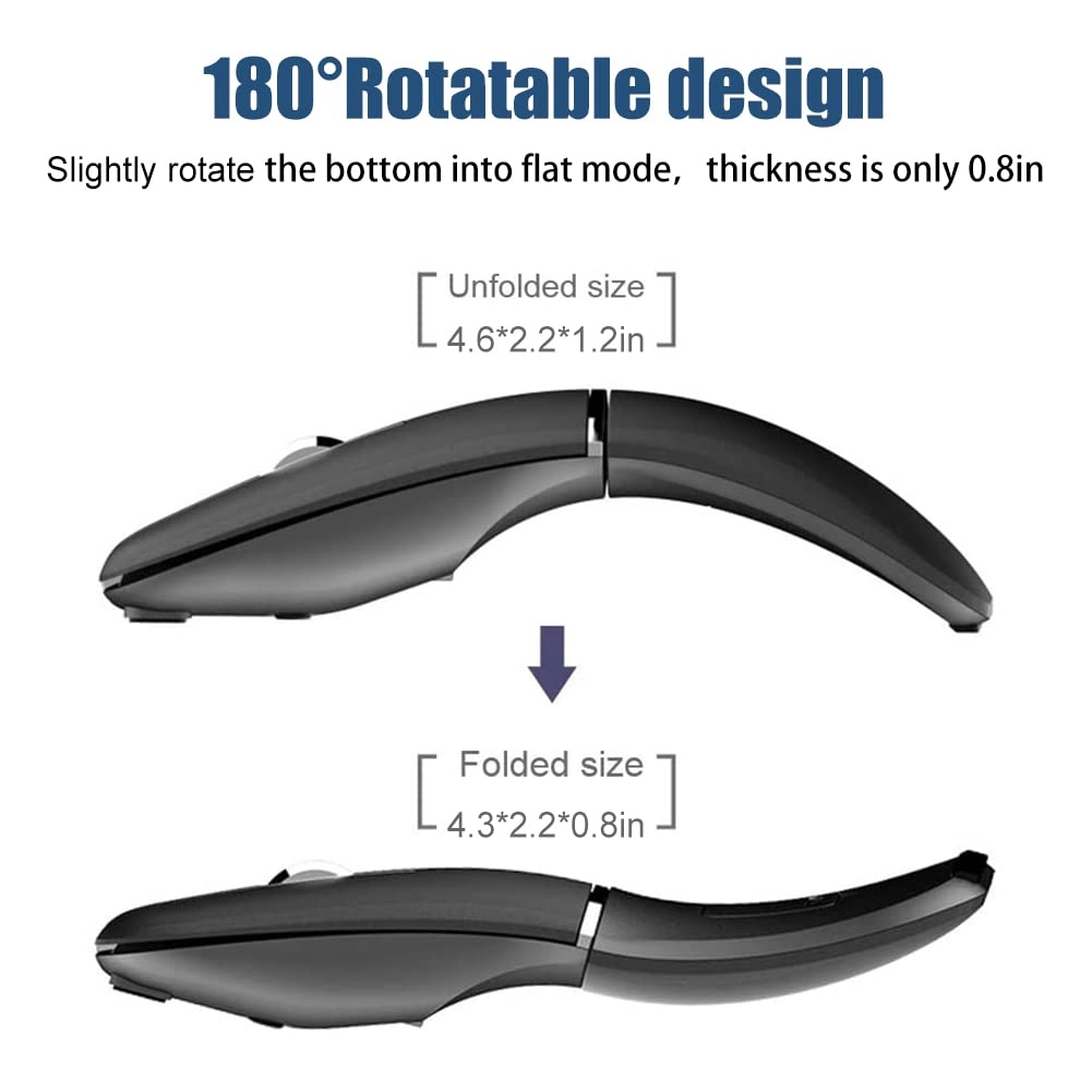 Foldable Arc Mouse - Wireless