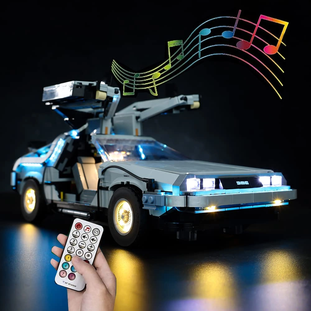 wddspsh LED Lighting Kit for LEGO 10300 - RC With Sound Battery Powered