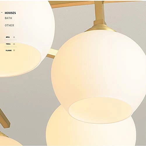 E27 American Style Chandelier - Copper 6