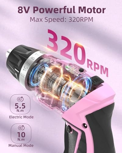 8V Magnetic Electric Screwdriver - 2000mAh