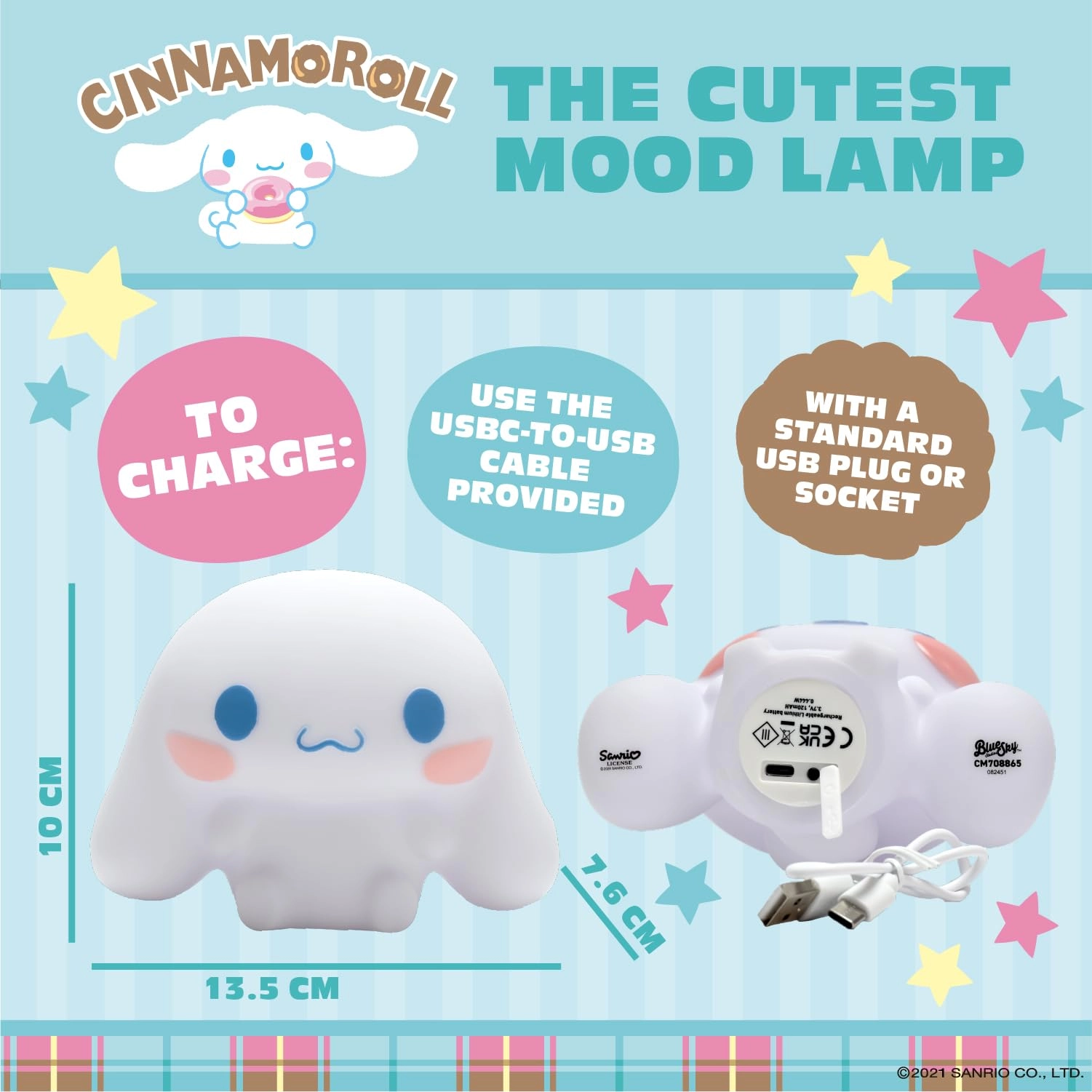 Hello Kitty Character Light - Mood Light Multicoloured
