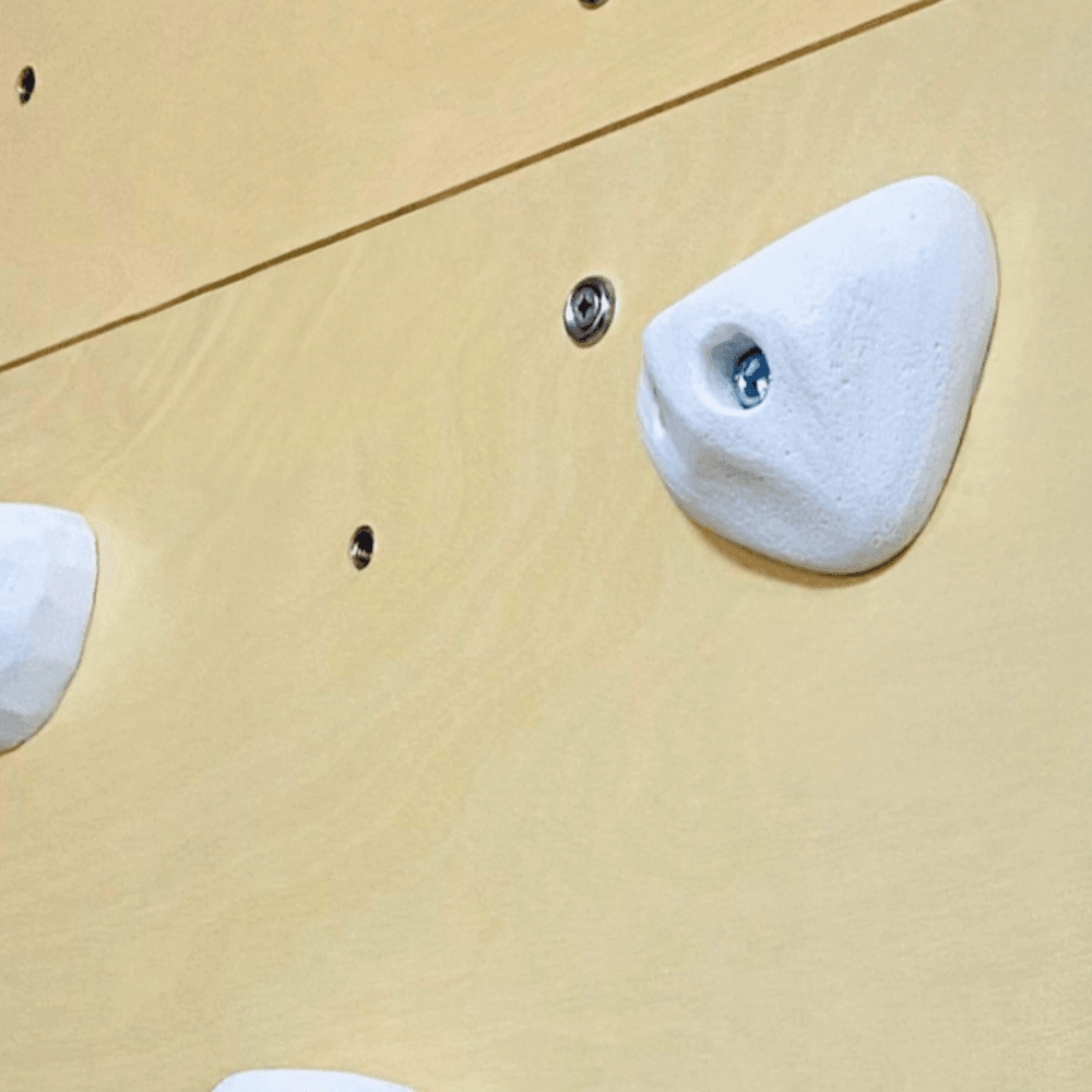 Wooden Climbing Wall - 10 Mix Rock Holds 80 x 180 cm