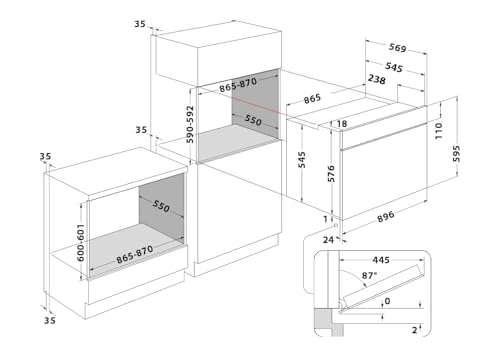 MS5744IXA 90cm Electric Oven