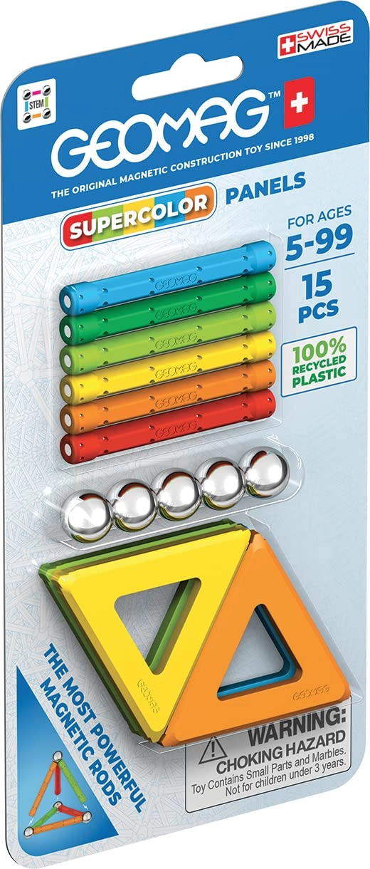 Geomag Supercolour panels recycled - 15 pcs