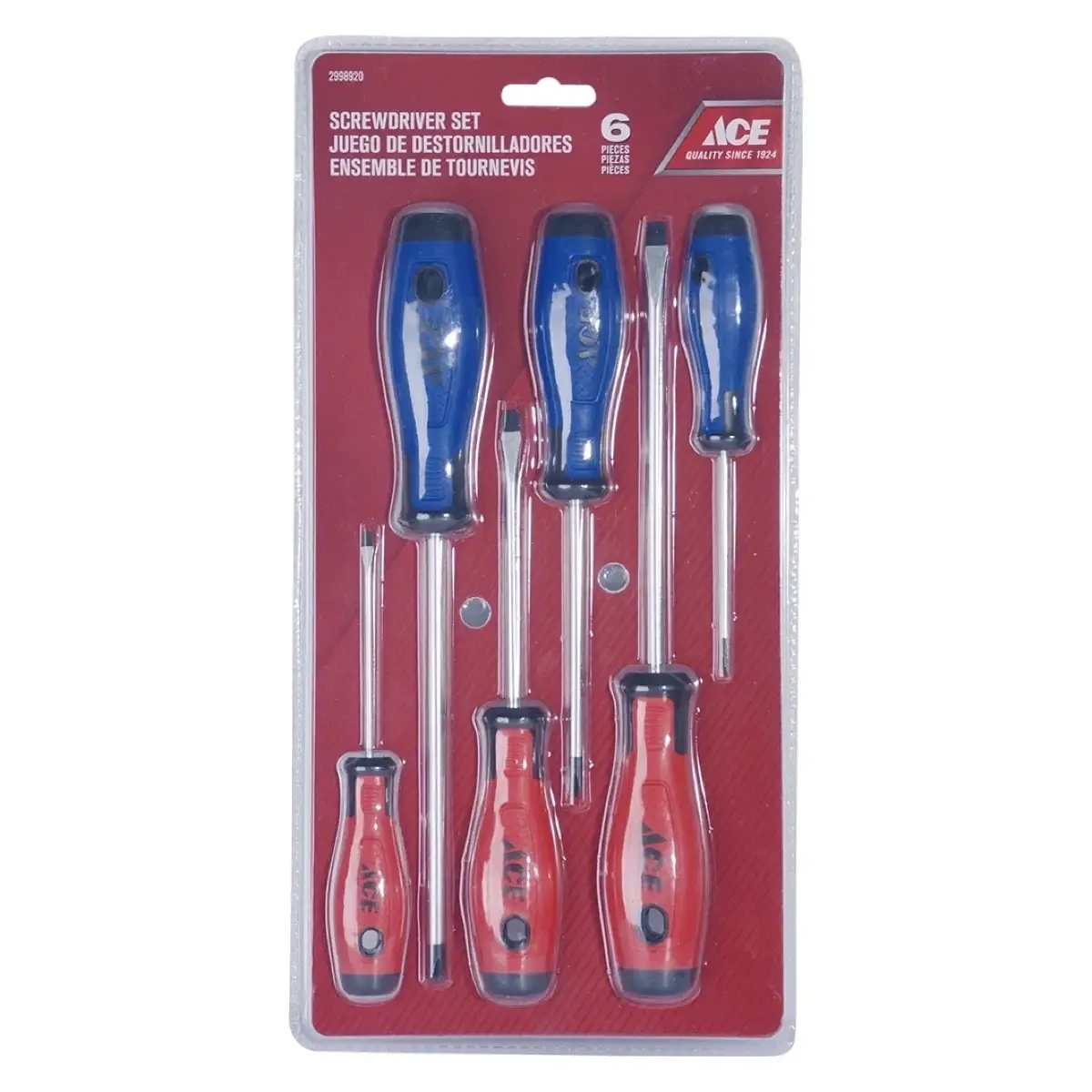 ACE Phillips & Slotted Screwdrivers - 6 Pc.