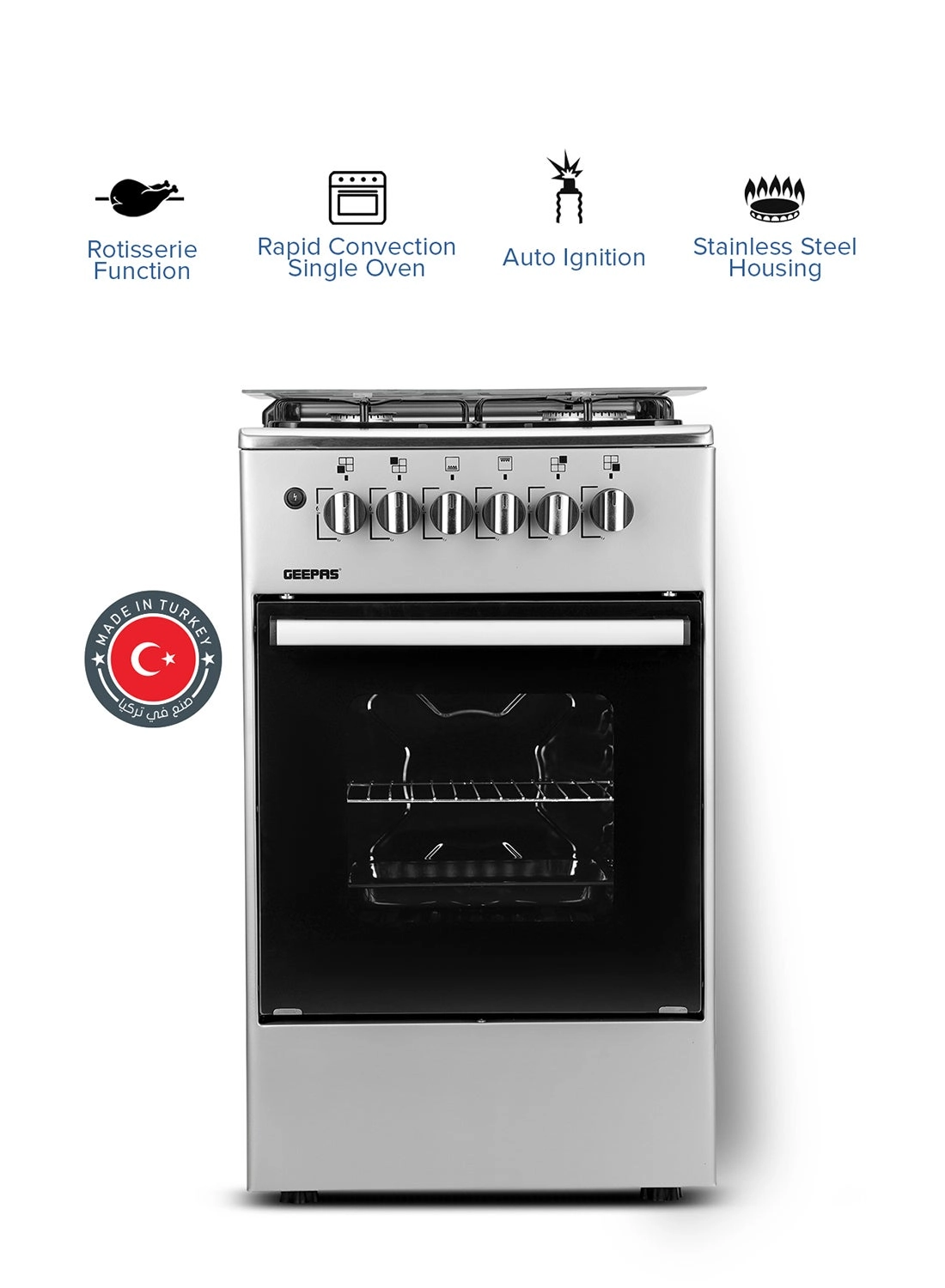 GCR5555 GAS Cooker