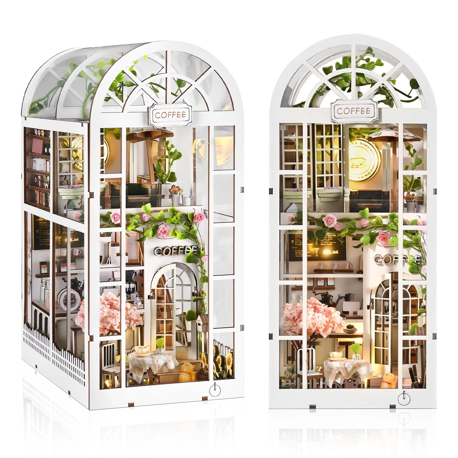 Foyucool Book Nook Kit - coffee garden