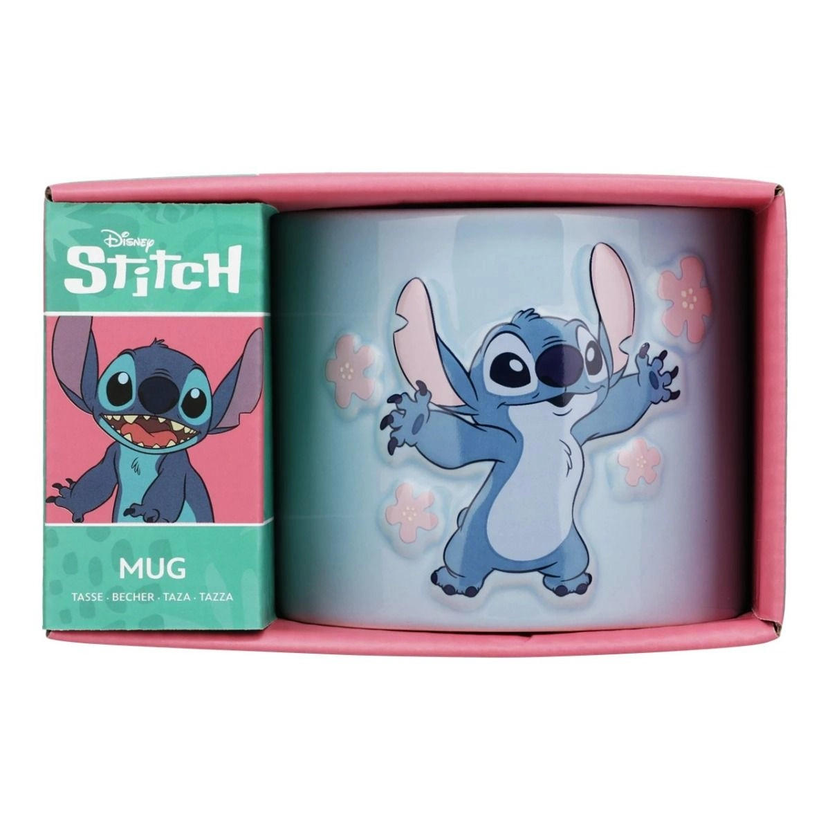 Stitch Embossed Mug - 400 ml