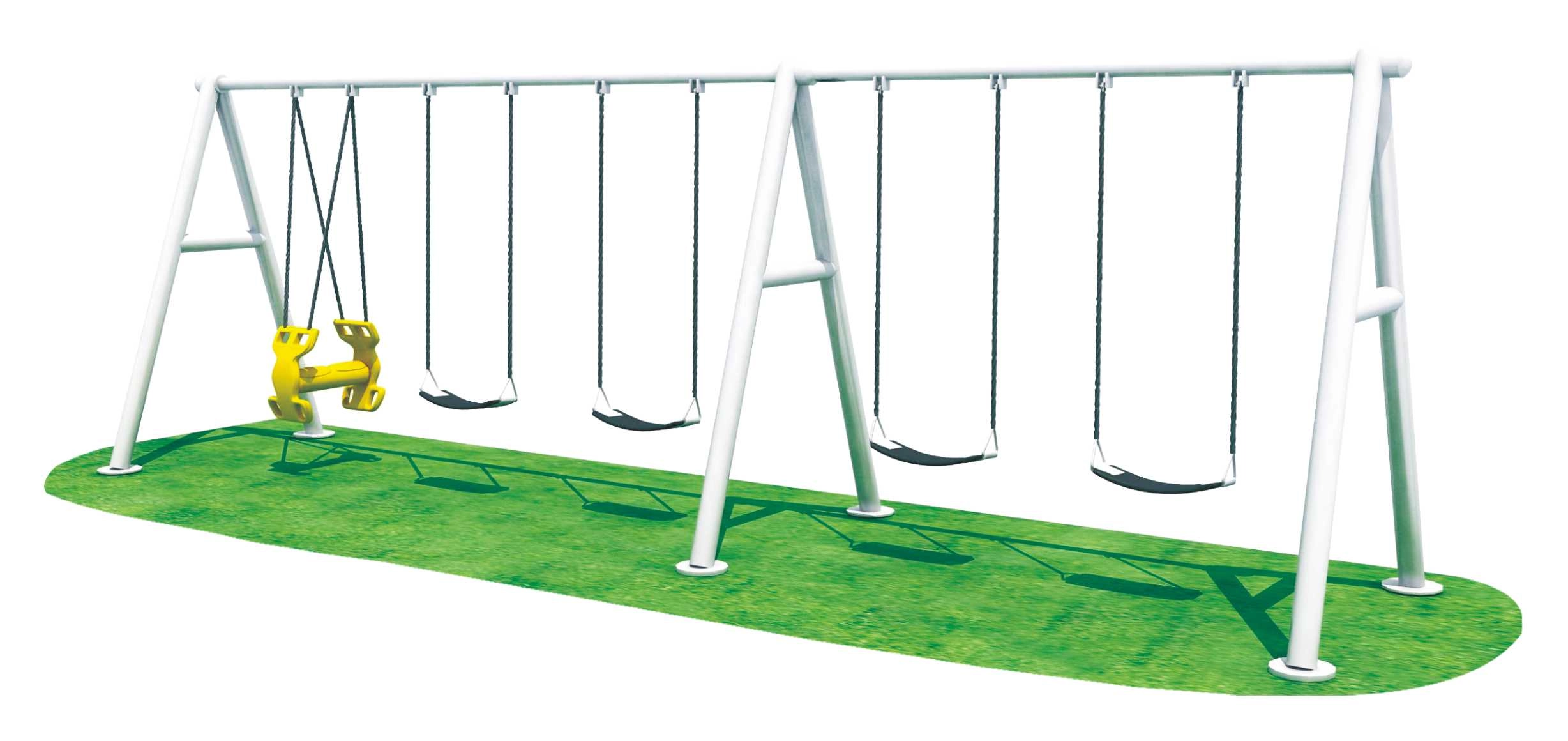 Multi Purpose Kids Outdoor Playing Equipments - 770x320x280cm 2+ Years