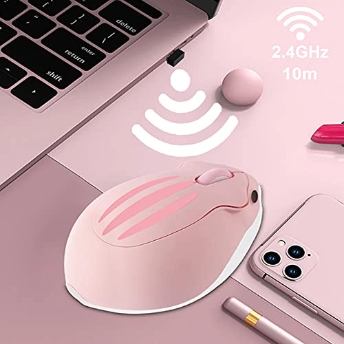 Cute Hamster Shaped Animal Mouse - Wireless