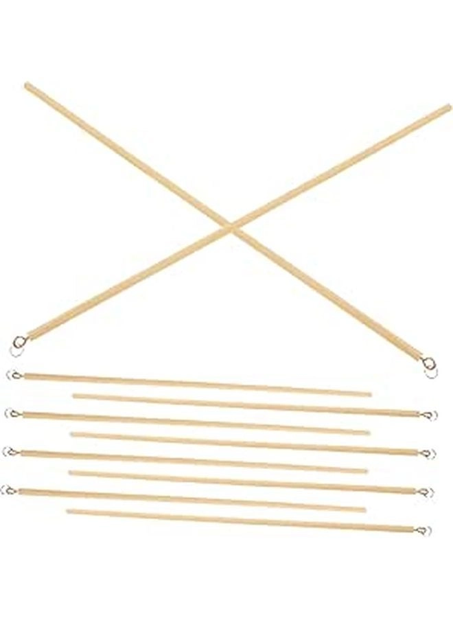 Kisangel Shadow Puppet Control Rods - 10Pcs Wood 30.00X0.80X0.80CM