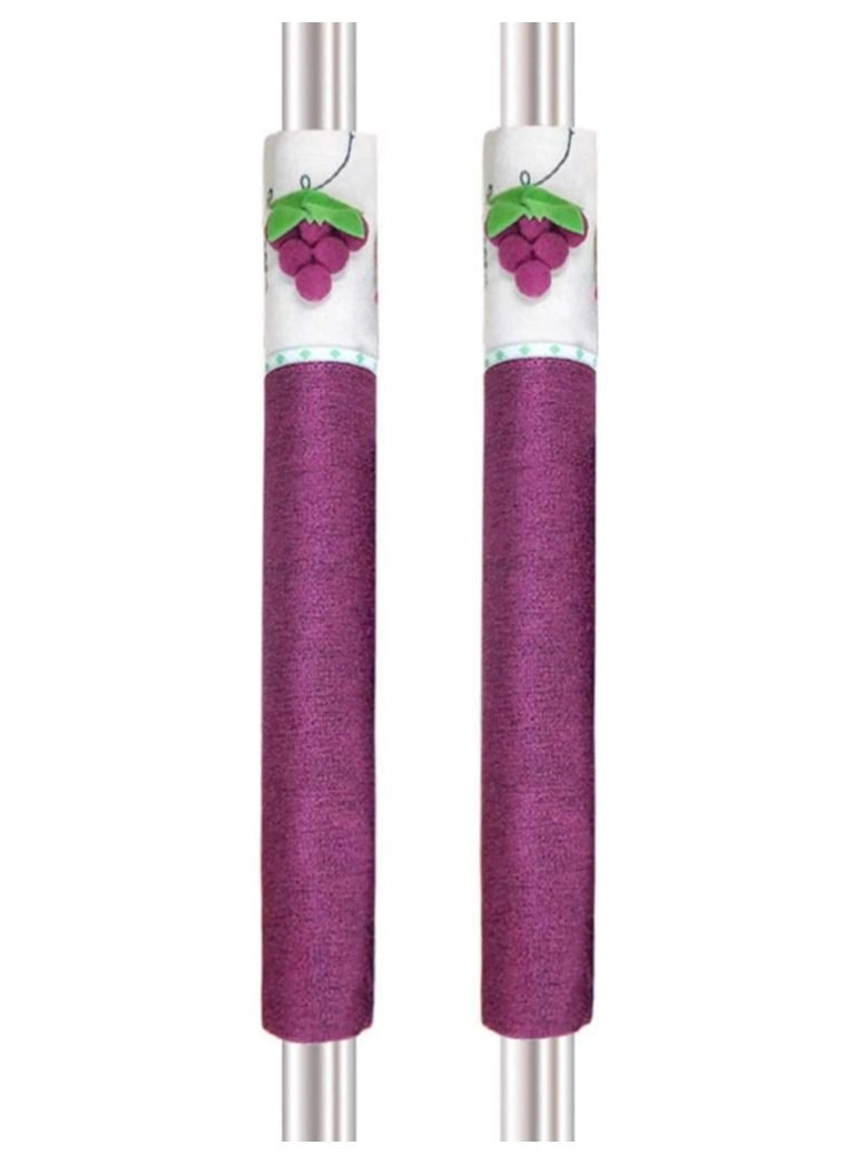 Y&D Refrigerator Door Handle Covers - 2pcs 27x13x2cm cotton fabric
