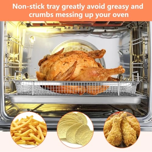 Air Fryer Basket and Tray - Stainless Steel